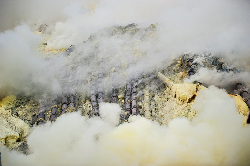 Kawah Ijen 2799 m n.p.m  – Blue Lava